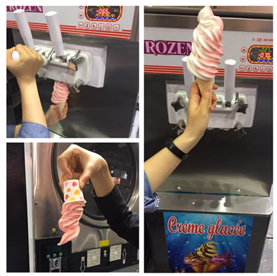 Tavolo da catering commerciale modello macchina per gelato Soft Serve per il noleggio